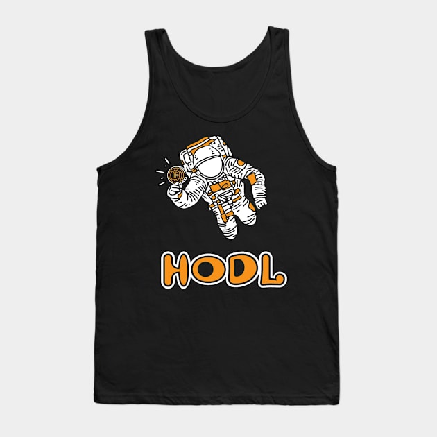 HODL BITCOIN - TO THE MOON Tank Top by Rules of the mind